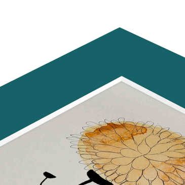 Indian Teal mat