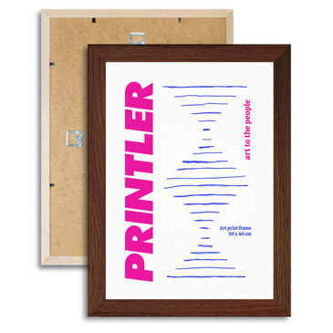 Orechový drevený rám