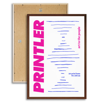 Orechový drevený rám