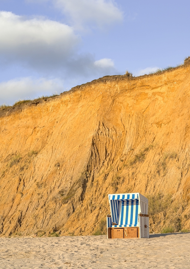 Strandstol ved Red Cliff