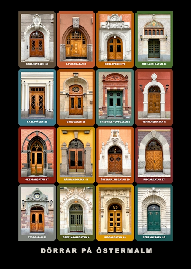 Doors of Östermalm, Stockholm