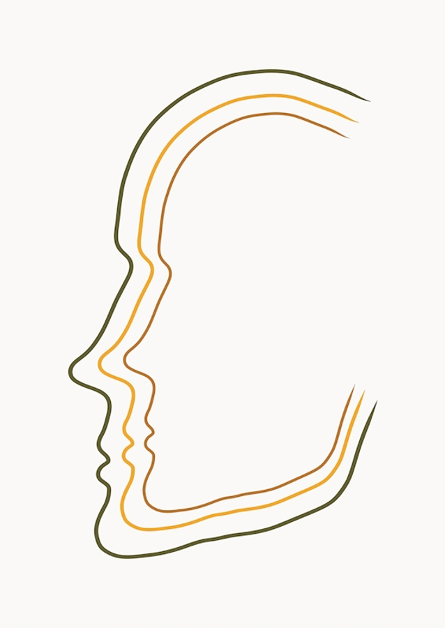 De ulike lagene til menn