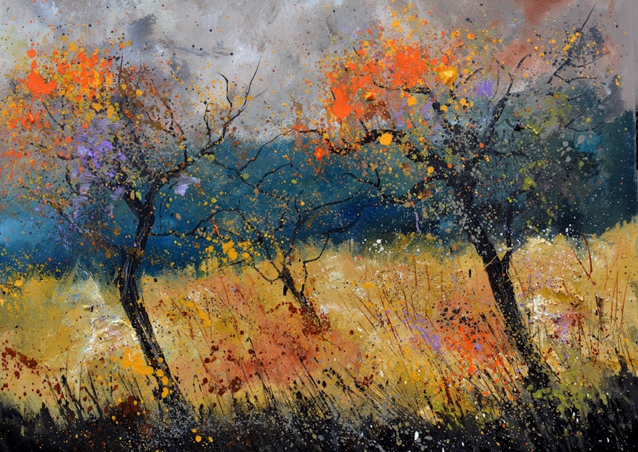 Orchard in autumn