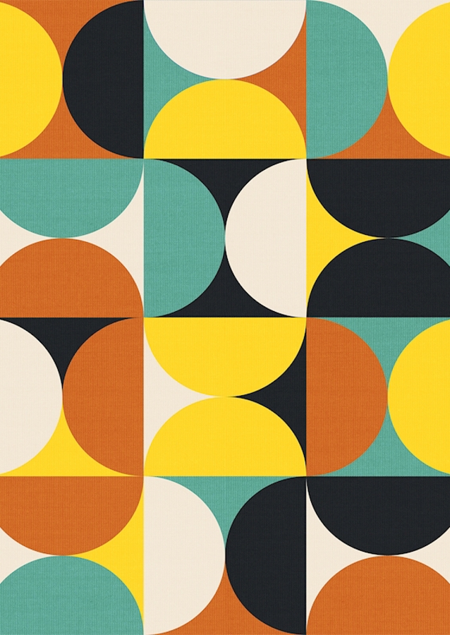 Mid-Century Semi Circle