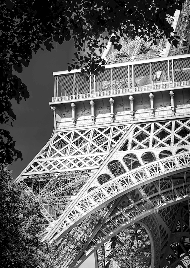 Tour Eiffel en blanc