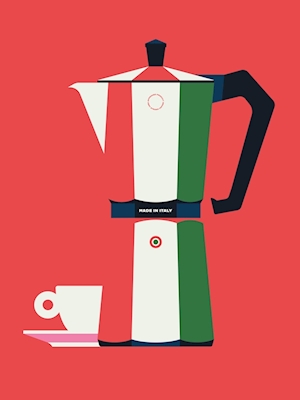 Poster: Italiensk kaffe
