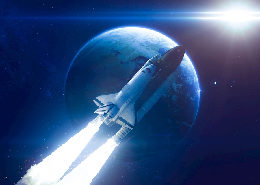 Space Shuttle in Space