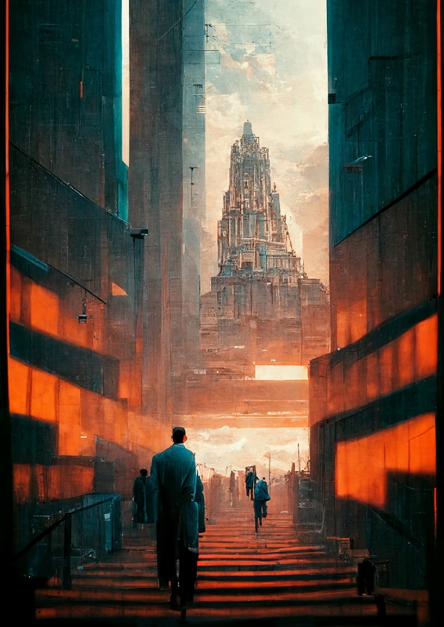 Überwältigender Gedanke