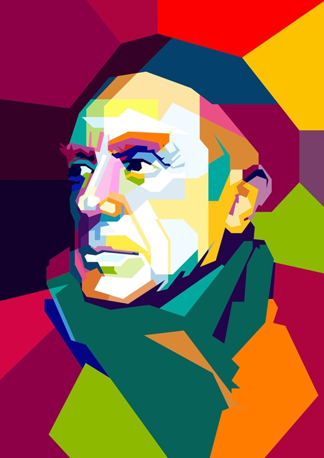 Pablo Picasso Pop Art WPAP