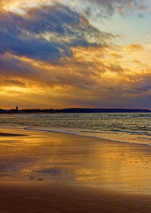Sunset at the Baltic Sea