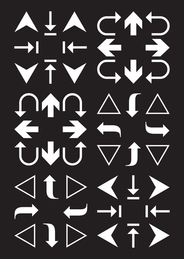 Arrows Black and White