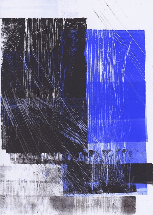 Blublak Linocut