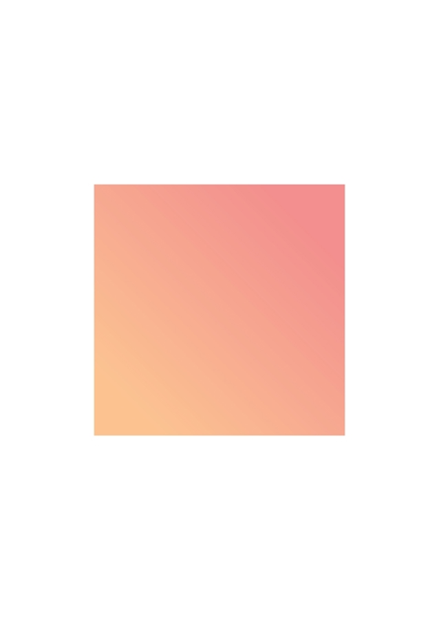 Quadrato giallo rosso sfumato