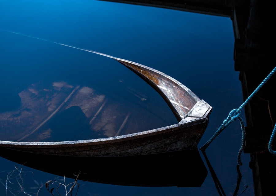 Barca a remi difficile da remare