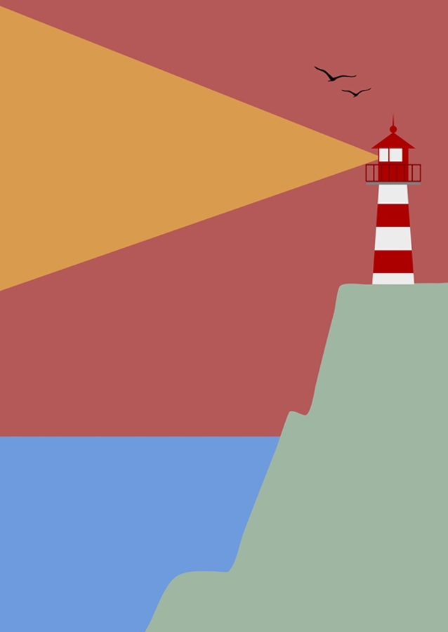 Latarnia morska nad morzem