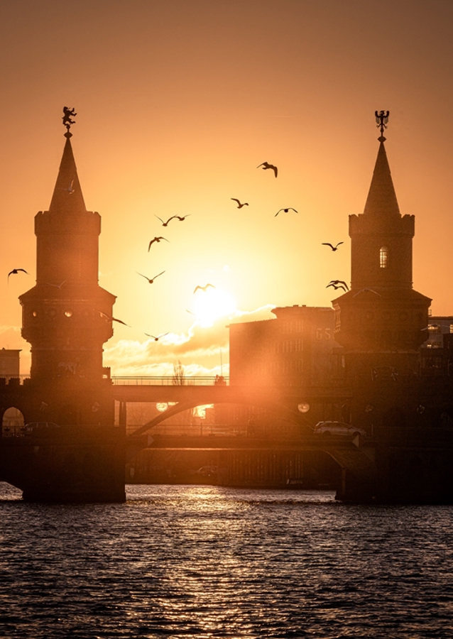 Oberbaumbrücke Sonnenaufgang
