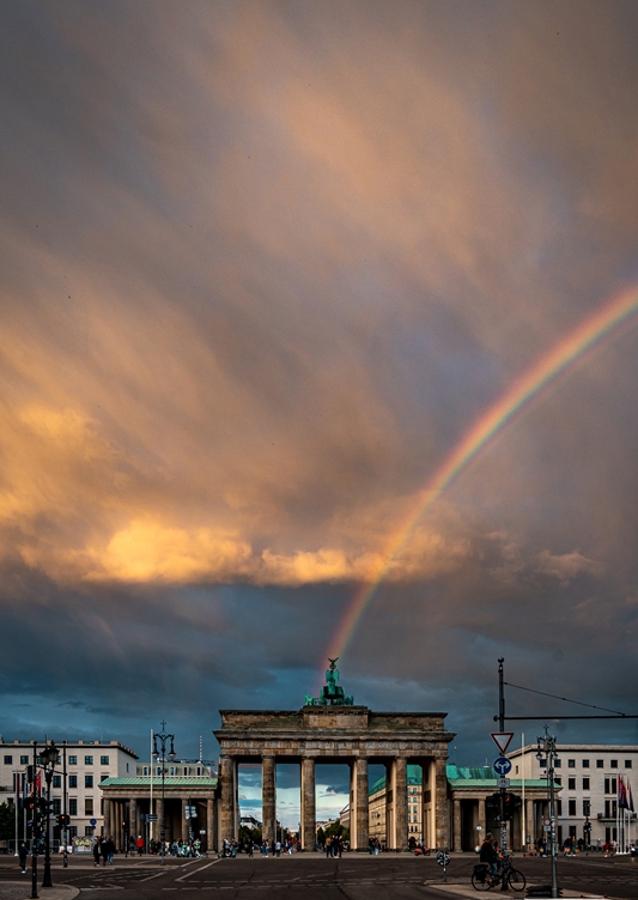Brandenburger Tor Regenbogen