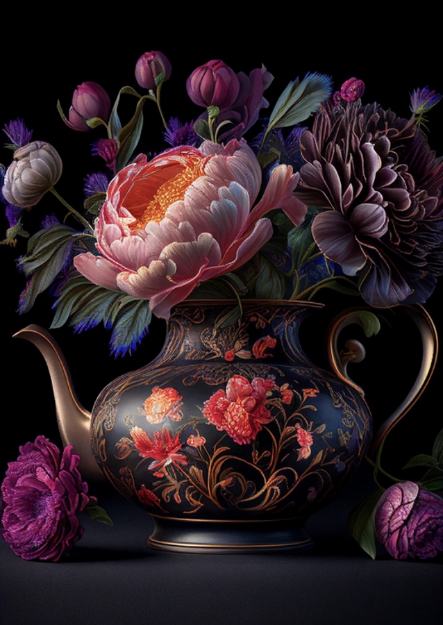 Vaso di fiori 3