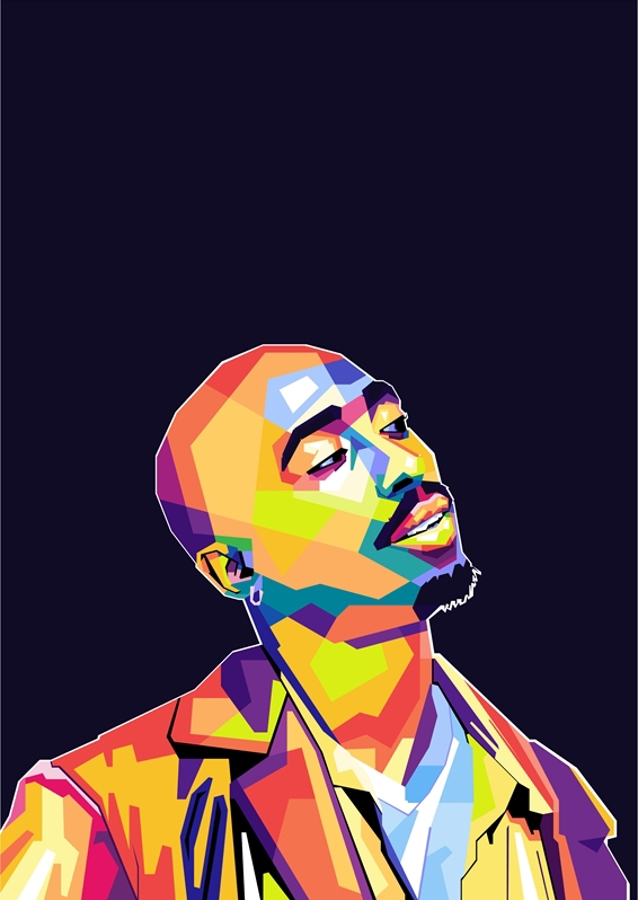 tupac shakur pop art