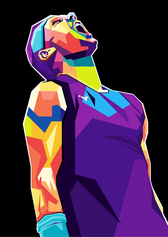 rafael nadal pop art