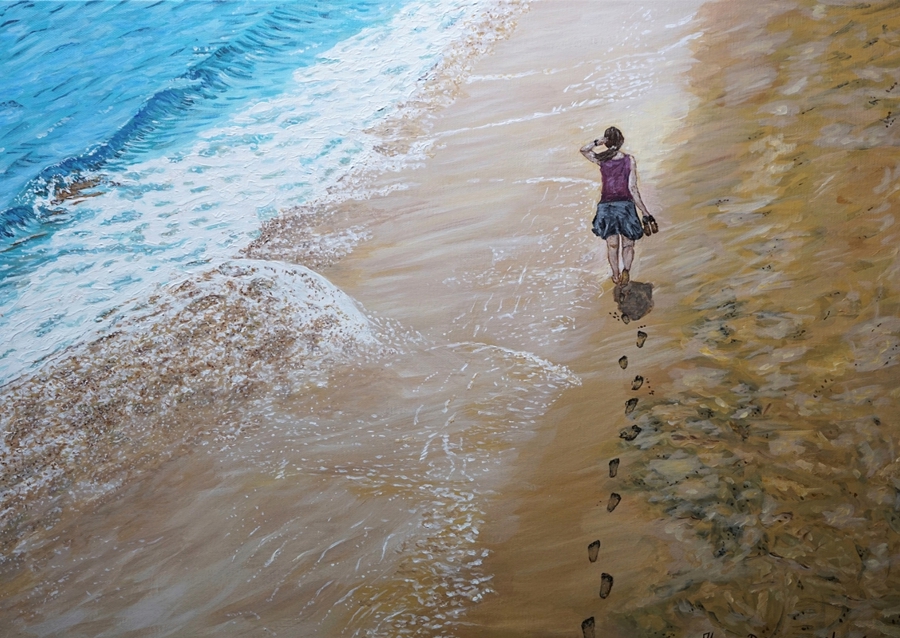 Spaziergang am Strand