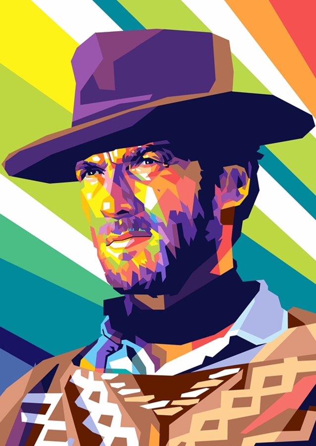 Clint Eastwood Pop Art