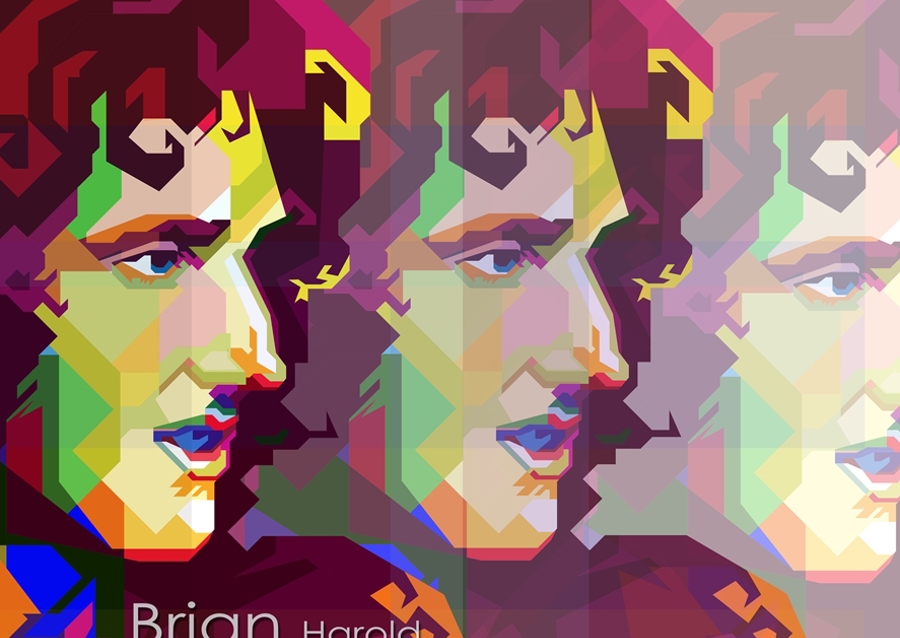 Brian May Queen Guitariste