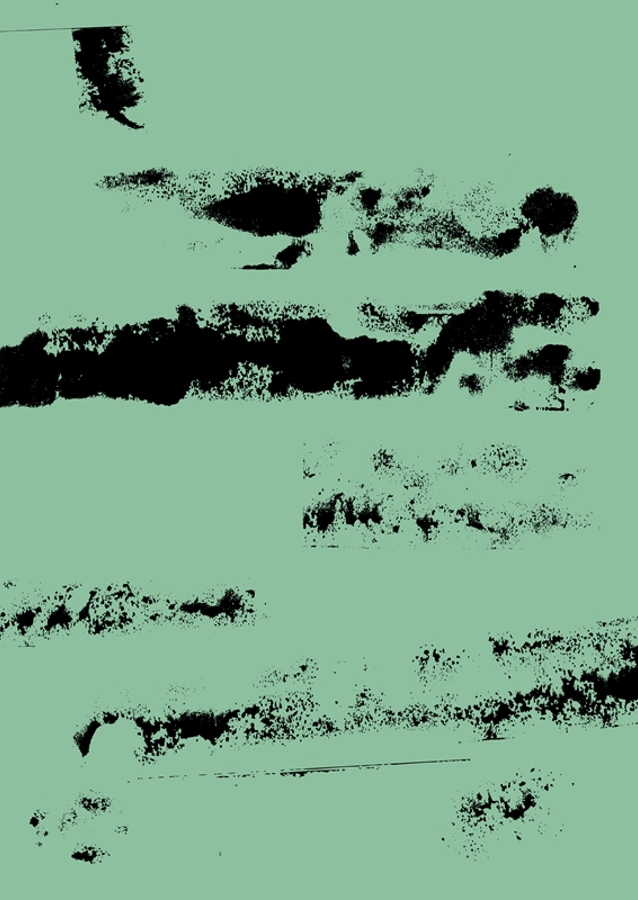 Grøn og sort abstrakt