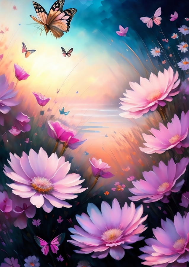 Marguerite dans le jardin