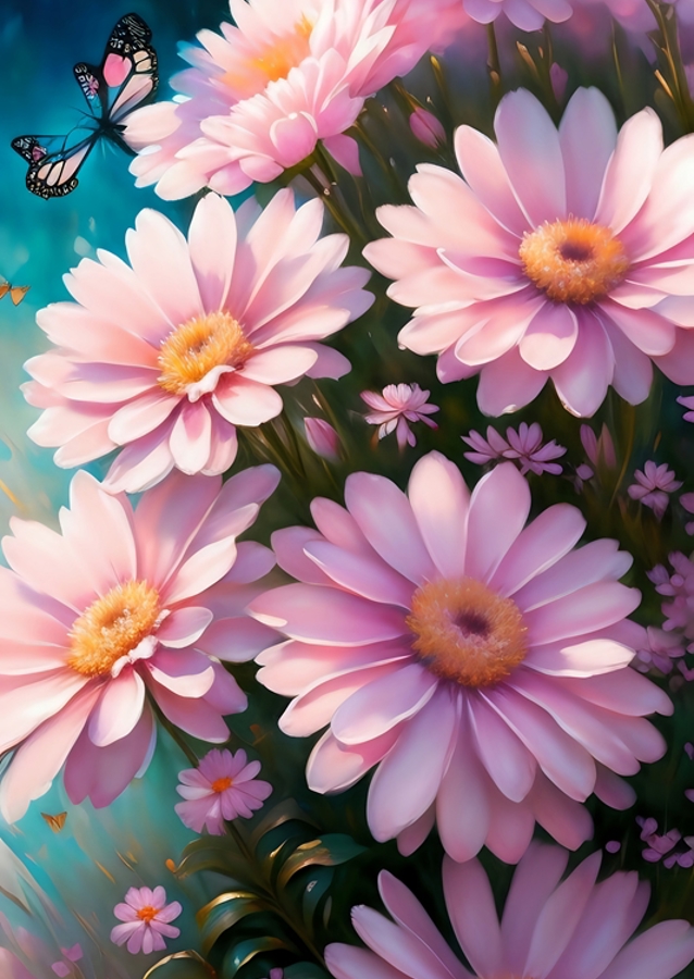 Marguerite et papillon