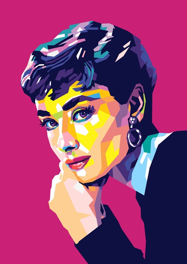 Audrey Hepburn Pop Art