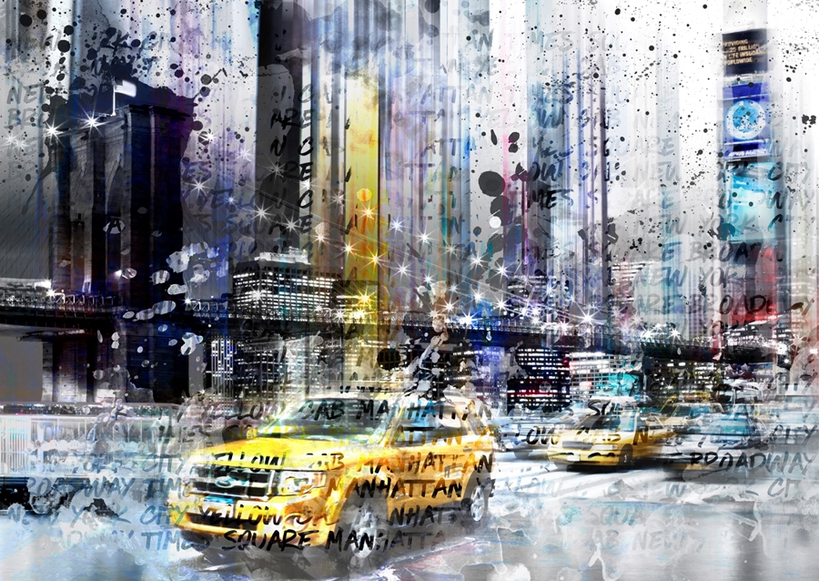 Moderne Kunst NEW YORK Collage