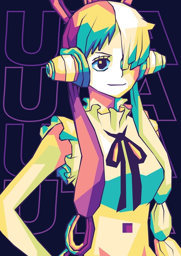 Dibujos animados japoneses popart