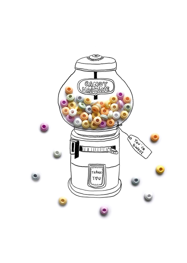 Distributeur automatique de bonbons 