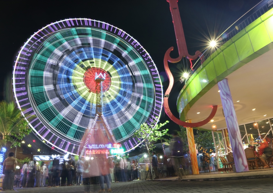 Ferris Wheel at Night