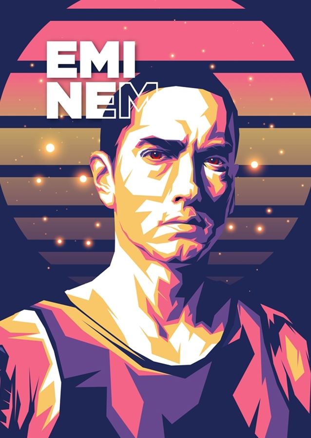 Eminem Pop Art Rapper
