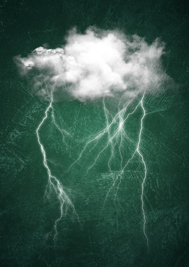 Emerald Lightning Cloud