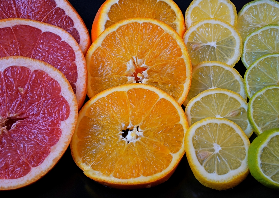 Agrumes en tranches 