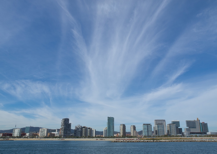 l’horizon de Barcelone