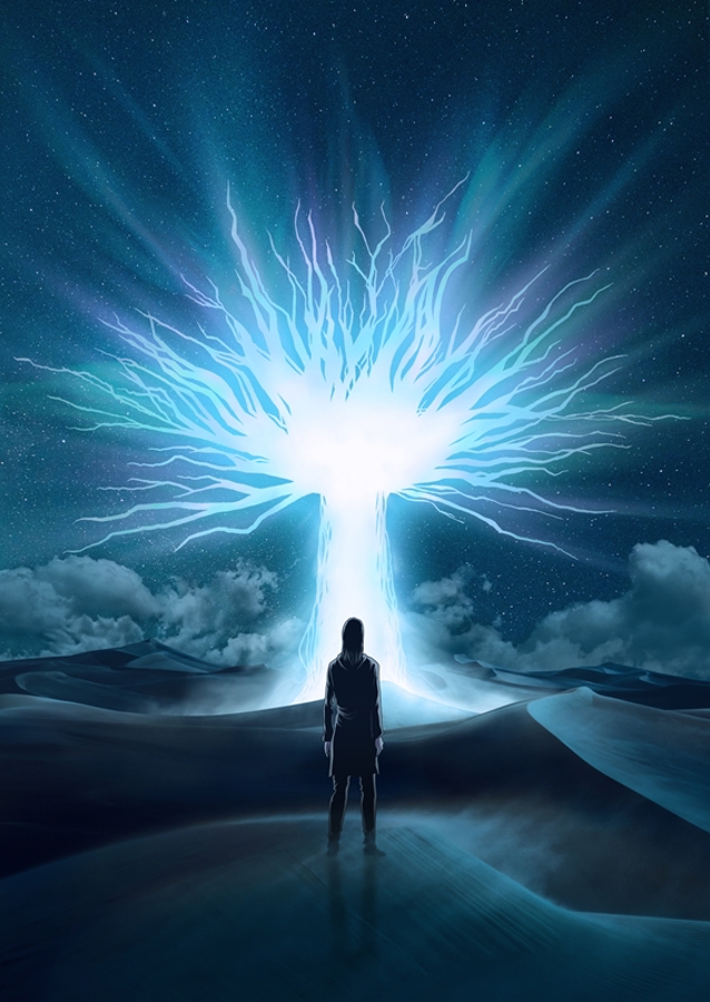 Eren Yeager útočí na Titána