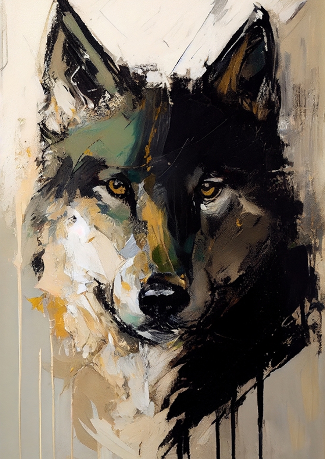 Wolf Painting