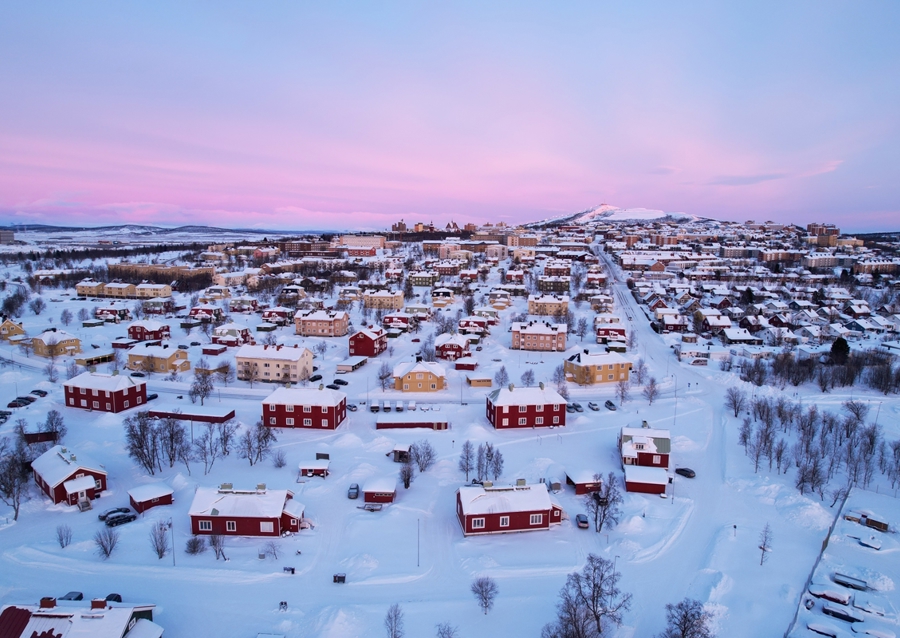Sunrise i Kiruna