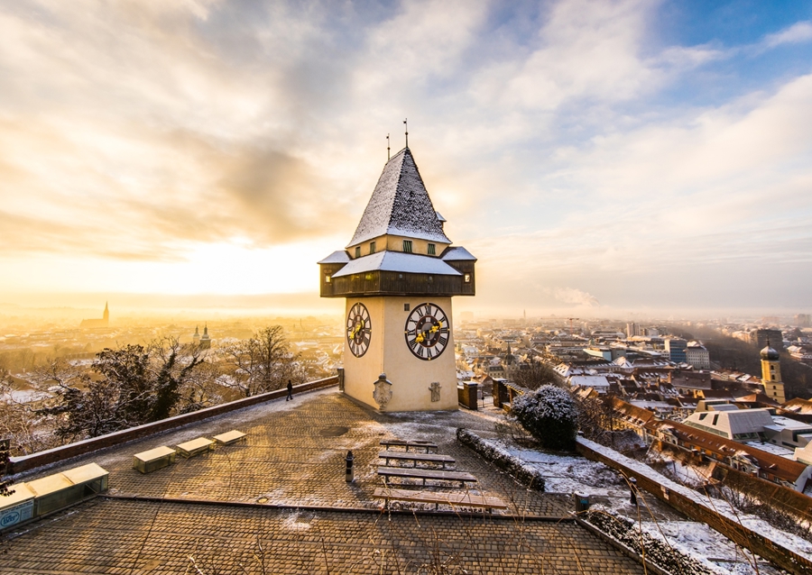 Stadt Graz in Österreich