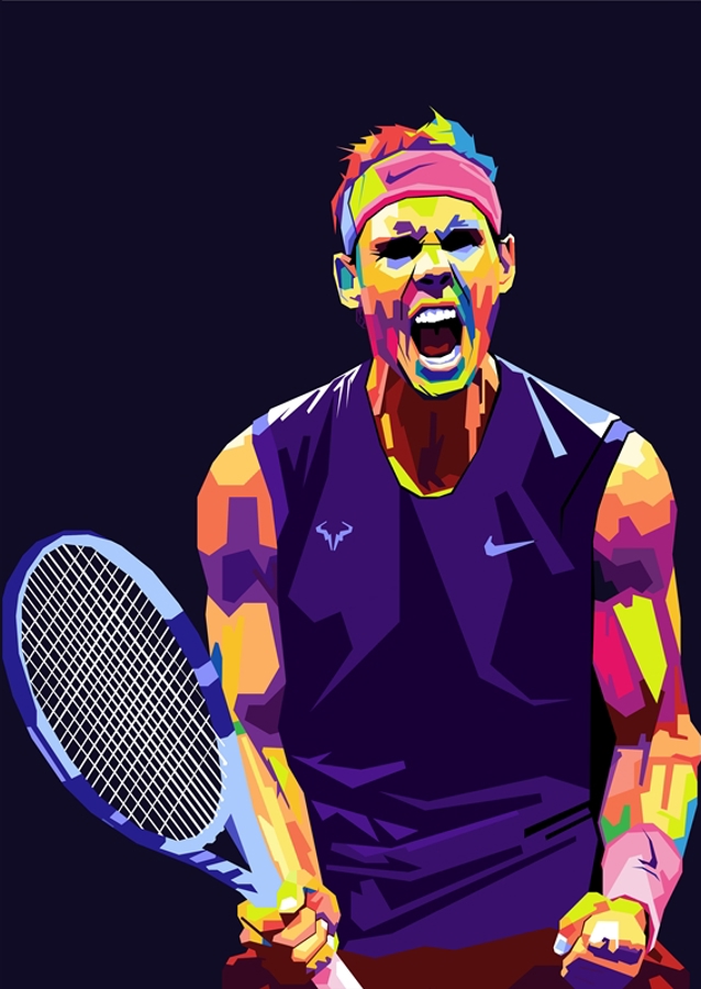 rafael nadal pop art