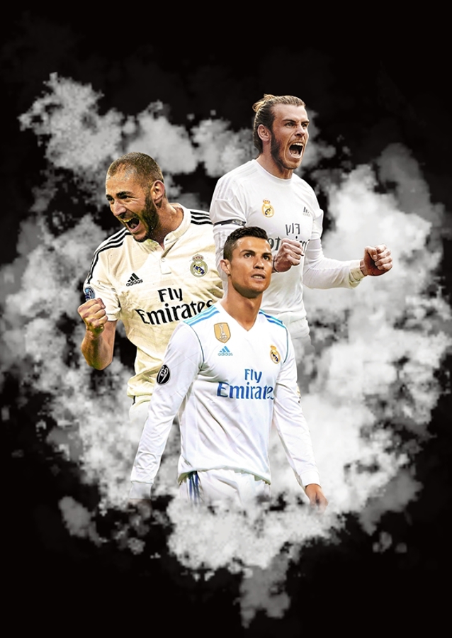 Ronaldo Bale Benzema 