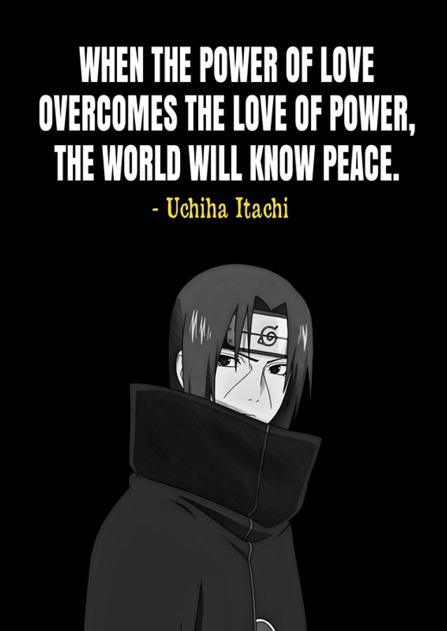 Itachi Quotes 