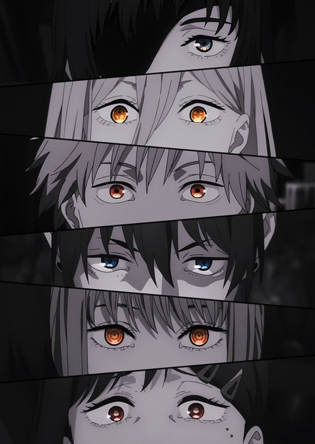 Chainsaw Man Anime Eyes