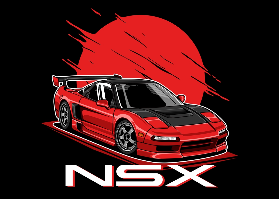 その他 From S800 to NSX 50 Honda Posters Honda Acura NSX poster & stampe di Heru Kurniawan - Printler