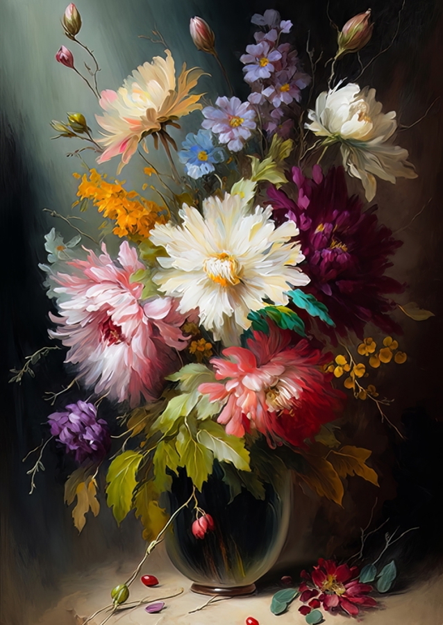 Jarní květina Kresba 10