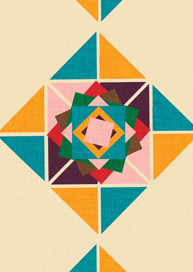 Wind Rose Beige - Mid Century 